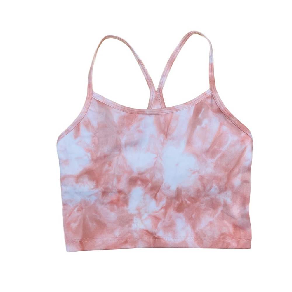 OFFLINE by aerie mauve tie dye crop tank, XS